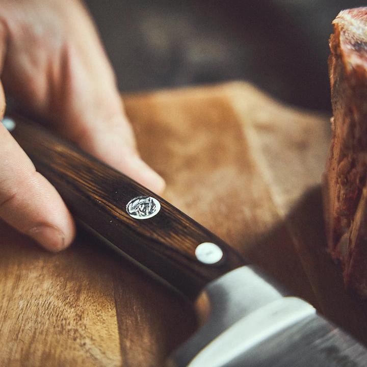 Actual product image Burnhard Steak & kitchen knife set with pakka wood handle (4 Piece, Knife)
