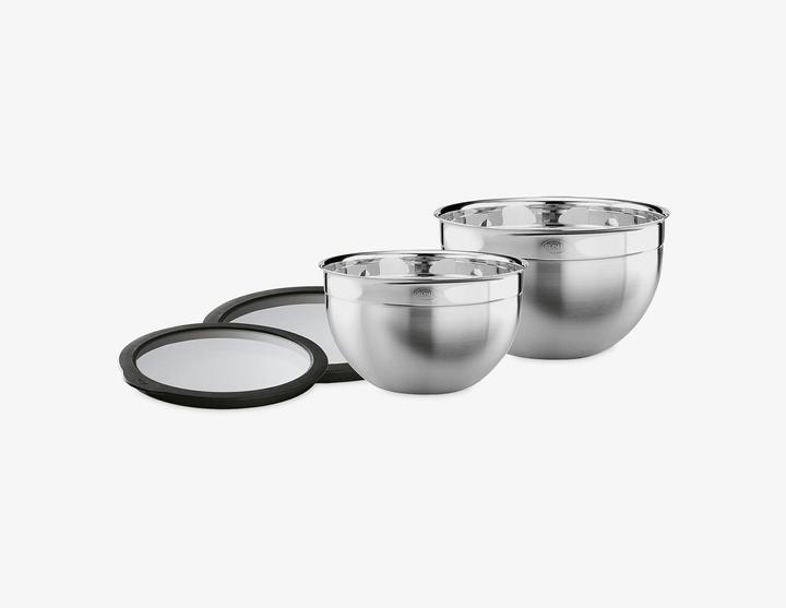 Immagine prodotto Rösle Set di ciotole con coperchi per la freschezza (2 pezzi) (24 cm, 5.40 l, 4 x)