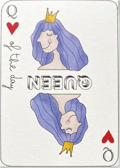 Produktbild Keitcards Postkarte Queen of the day