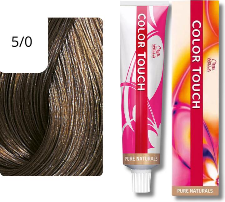Actual product image Wella Colour Touch Pure Naturals (5/0 light brown)