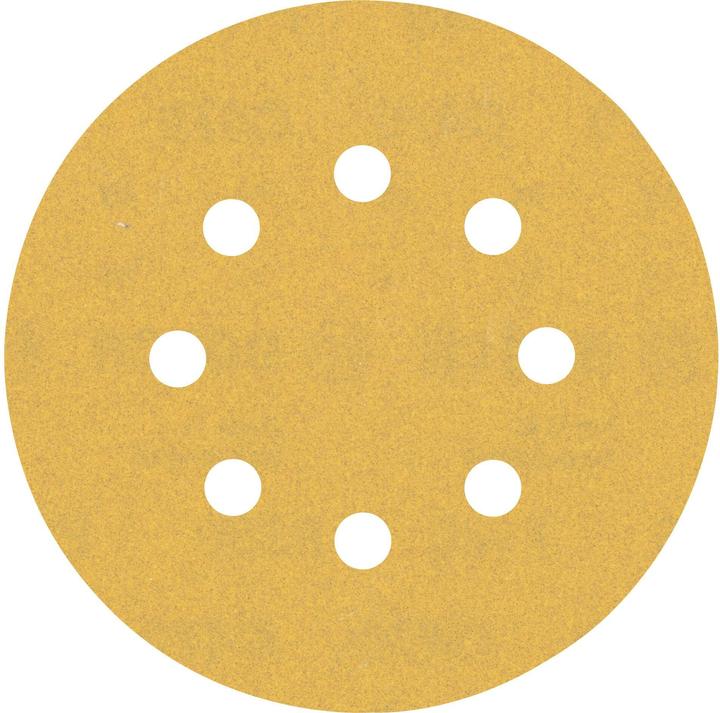 Bosch Professional Zubehör EXPERT C470 Schleifpapier mit 8 Löchern für Exzenterschleifer, 125 mm, G 180, 5-tlg. (180)