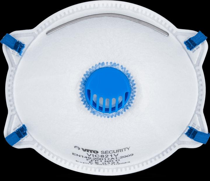 Image du produit VITO Jeu De 3 Masques De Protection Avec Soupape Ffp1 (FFP1 NR D)