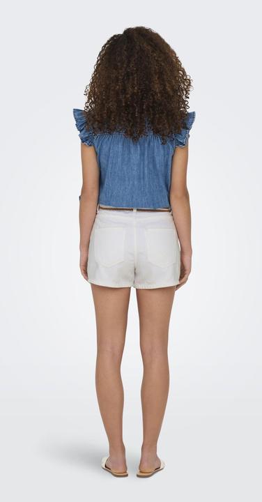 Immagine prodotto Only ONLKELLY Hohe Taille Normal geschnitten Jeans-Shorts Jeans-Shorts (XS)