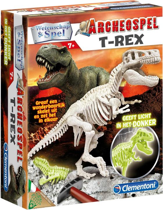 Actual product image Clementoni Science & Play Archaeological Game - T-Rex Fluo