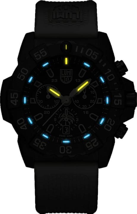 Actual product image Luminox XS.3590.NSF.SET Men's watch Navy Seal Foundation Chronograph Set 45mm 20ATM (Chronograph, 45 mm)