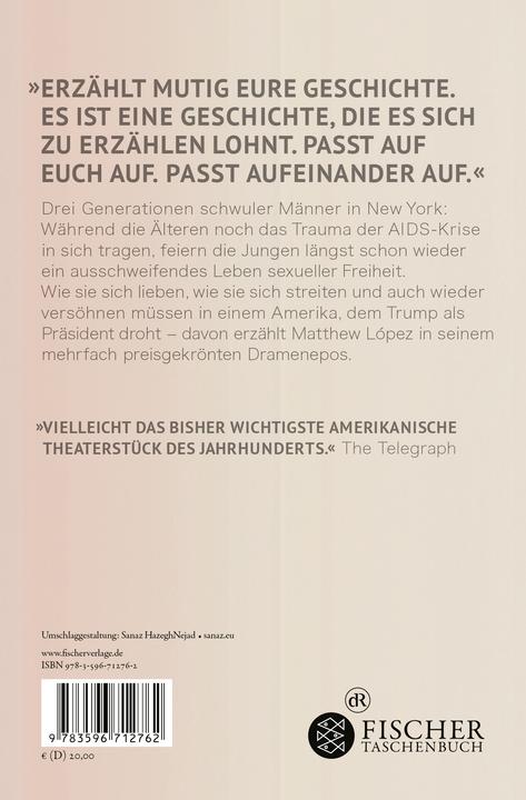 Produktbild Das Vermächtnis (Deutsch, Matthew López, Hannes Becker, 2025)