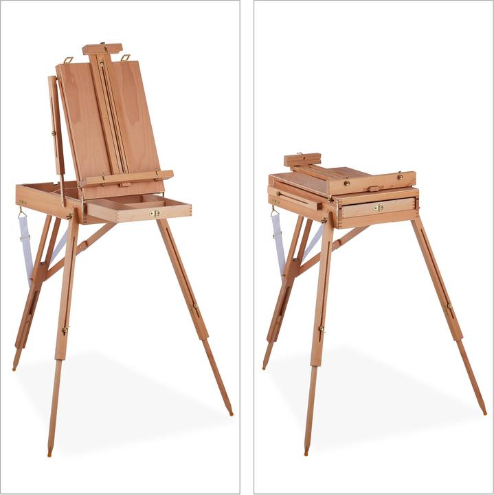 Actual product image Relaxdays Suitcase easel