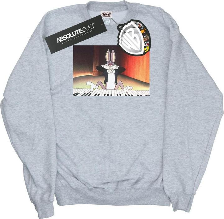 Produktbild Looney Tunes Bugs Bunny Playing Piano Sweatshirt (XL)
