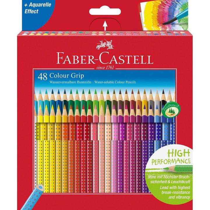 Actual product image Faber-Castell Colour pencils Colour Grip 2001 (Multicoloured, 48 x)