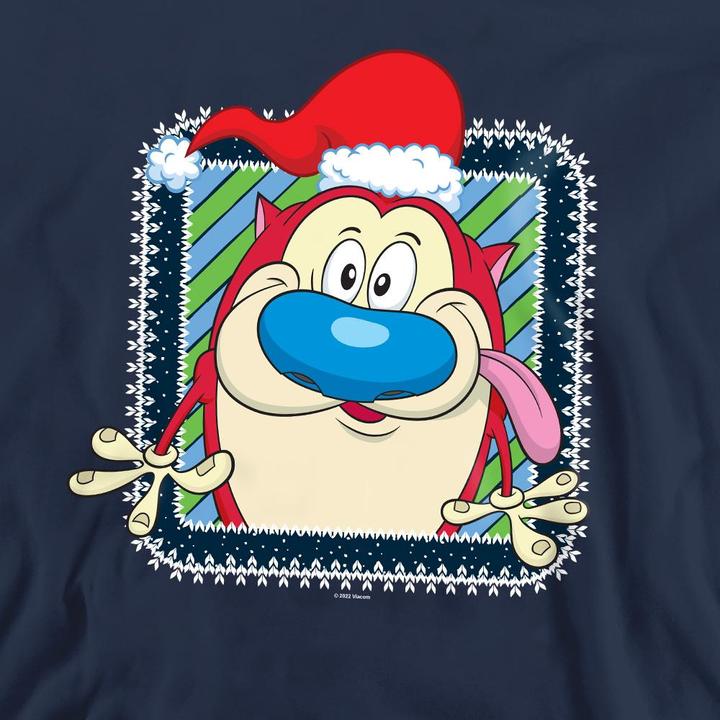 Produktbild Ren & Stimpy Festive Sweatshirt weihnachtliches Design (M)
