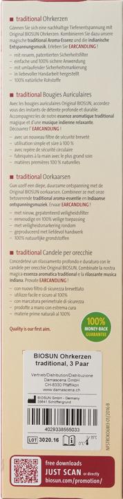 Immagine prodotto Biosun Candele tradizionali per le orecchie