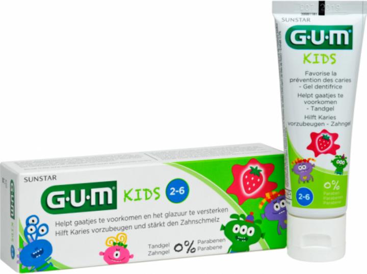 Produktbild GUM Kids Zahnpasta Erdbeer (50ml) (50 ml)