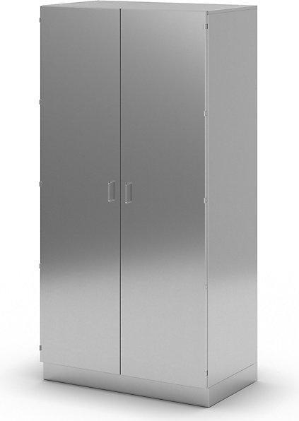Produktbild kaiserkraft Reinraum-Hochschrank aus Edelstahl (100 x 58.5 x 200 cm)