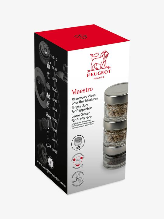 Produktbild Peugeot Vorratsgläser / Pfefferbehälter 3er Set (Salz)