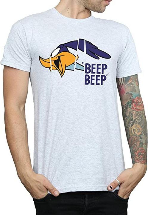 Actual product image Looney Tunes Mens Beep Beep Road Runner T-Shirt (M)