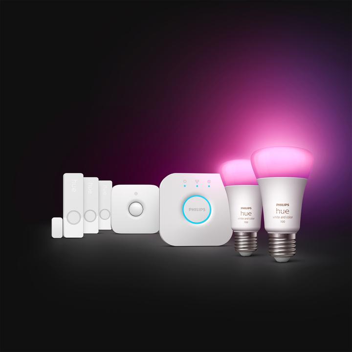Actual product image Philips Hue Secure Sensors Bundle (1100 lm, E27)