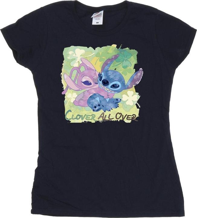 Produktbild Disney Lilo And Stitch St Patrick's Day Clover TShirt (XXL)