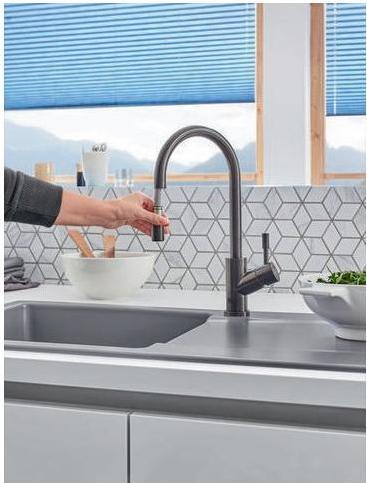 Produktbild Villeroy & Boch V&B EH-Spültischbatterie UMBRELLA FLEX anthracite