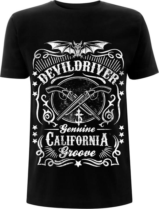 Actual product image Devil Driver Unisex Adult Sawed Off Back Print Cotton T-Shirt (XL)