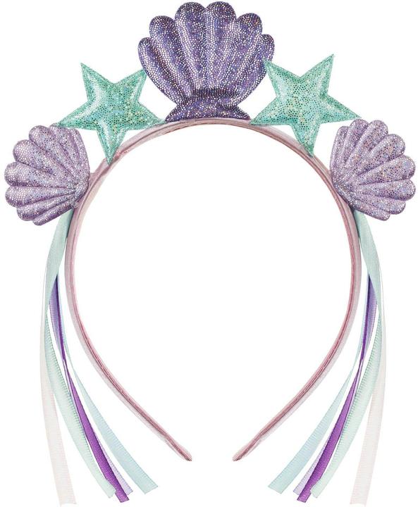 Produktbild Partydeco Haarreif Meerjungfrau 19.5 x 17.5 cm, Violett/Blau