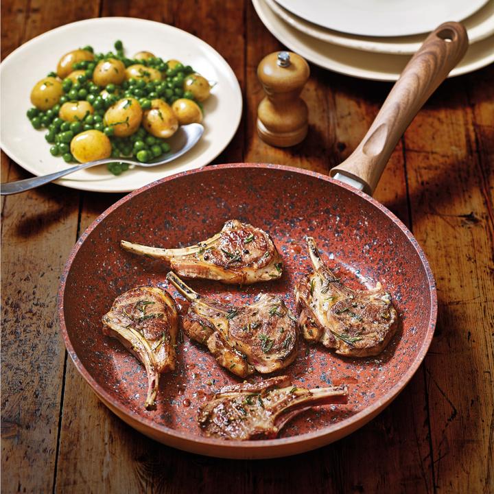 Actual product image Livington Copper & Stone Pan (25 cm, Frying pan, Copper, Aluminium, Steel)