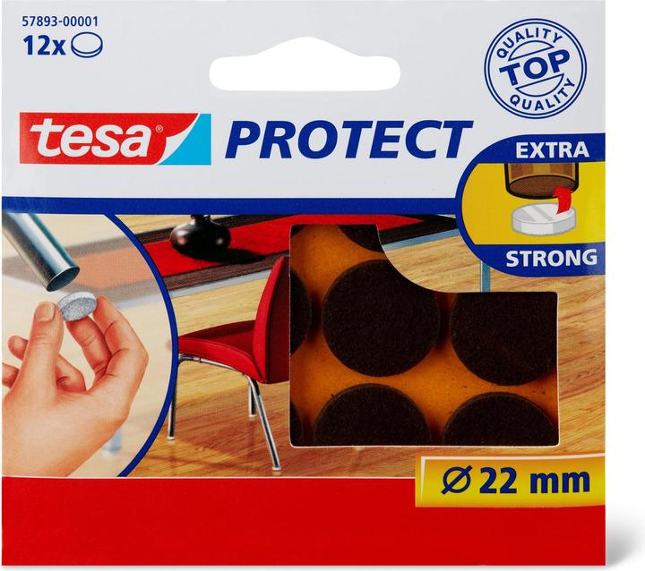 Productafbeelding tesa Vilten glijders (Vilten glijders, 12 Stuk)