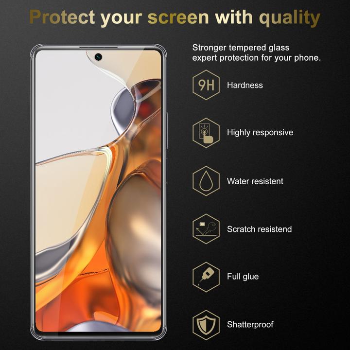 Produktbild Cadorabo Displayschutzglas für Xiaomi 11T / 11T PRO (3 Stück, Xiaomi 11T Pro, Xiaomi 11T)