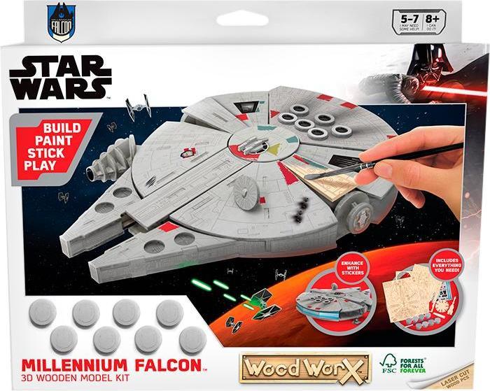 Immagine prodotto JTI Guerre Stellari, Wood Worx - Millenium Falcon