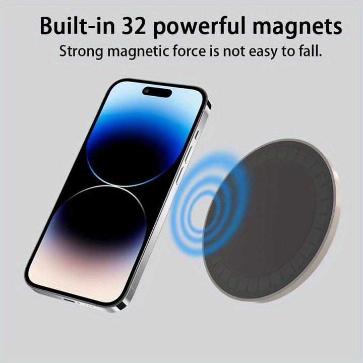Image du produit PhoneLook Patch magnétique MagSafe rotatif 360° en silicone avec ventouse pour support téléphone