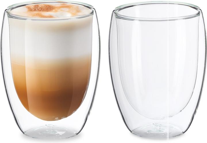 Image du produit Relaxdays Verres à latte macchiato (350 ml, 2 x)