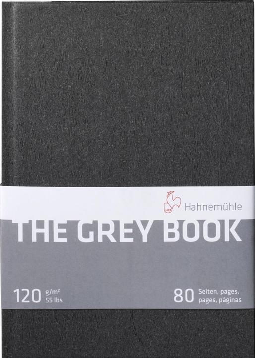 Produktbild Hahnemühle The Grey Book A 5 Hochformat 80 Seiten 120 g (A5, Harter Einband)
