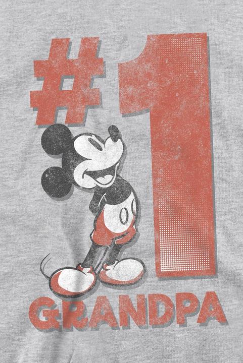 Actual product image Disney Unisex Adult Number 1 Grandpa Mickey Mouse Sweatshirt (XL)