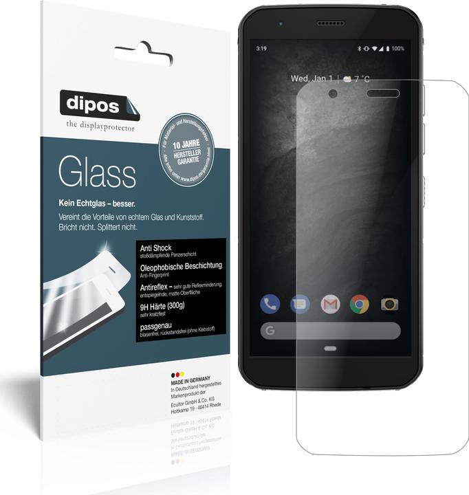 Actual product image Dipos Screen Protector Anti-Shock (2 Piece, Cat S52)