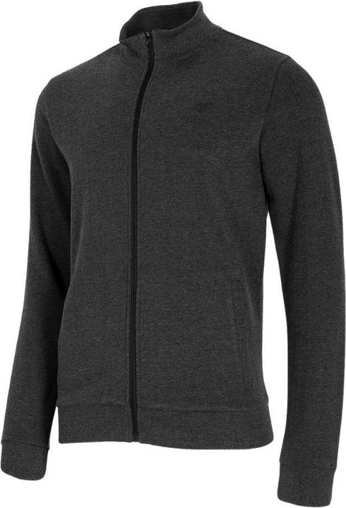 4F Bluza męska H4Z22-BLM351 Ciemny Szary melanż r.S (S)