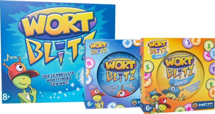 Actual product image HCM Kinzel Word Blitz Junior Card Game (German)