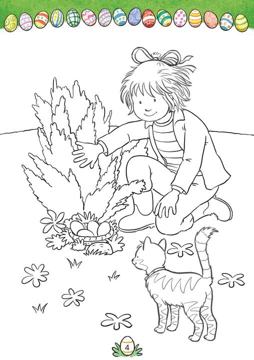 Actual product image Conni Yellow Series (activity book): Colouring fun for Easter and springtime