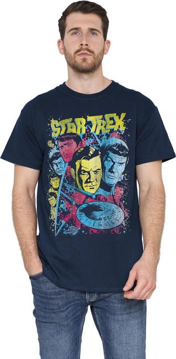 Actual product image Mens Classic Crew Illustrated T-Shirt (4XL)