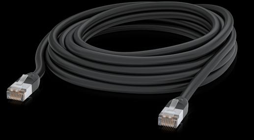 Produktbild Ubiquiti UACC-CABLE-PATCH-OUTDOOR-8M-BK - Patchkabel Outdoor, 8 m, schwarz (S/UTP, CAT5e, 8 m)