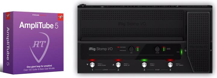 Produktbild IK Multimedia iRig Stomp I/O + AmpliTube 5 Bundle (USB)