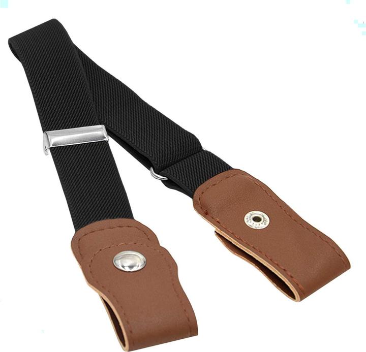 Actual product image JTI Elasticated belt without belt buckle - Black