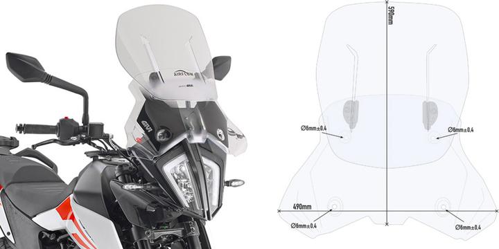 Image du produit Givi Pare-brise Airflow