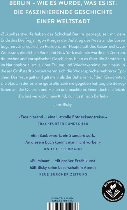 Produktbild Berlin (Deutsch, Jens Bisky, 2023)