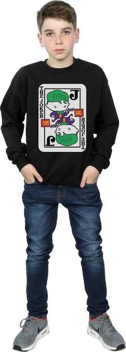 Produktbild Chibi Joker Playing Card Sweatshirt Jungen (128)