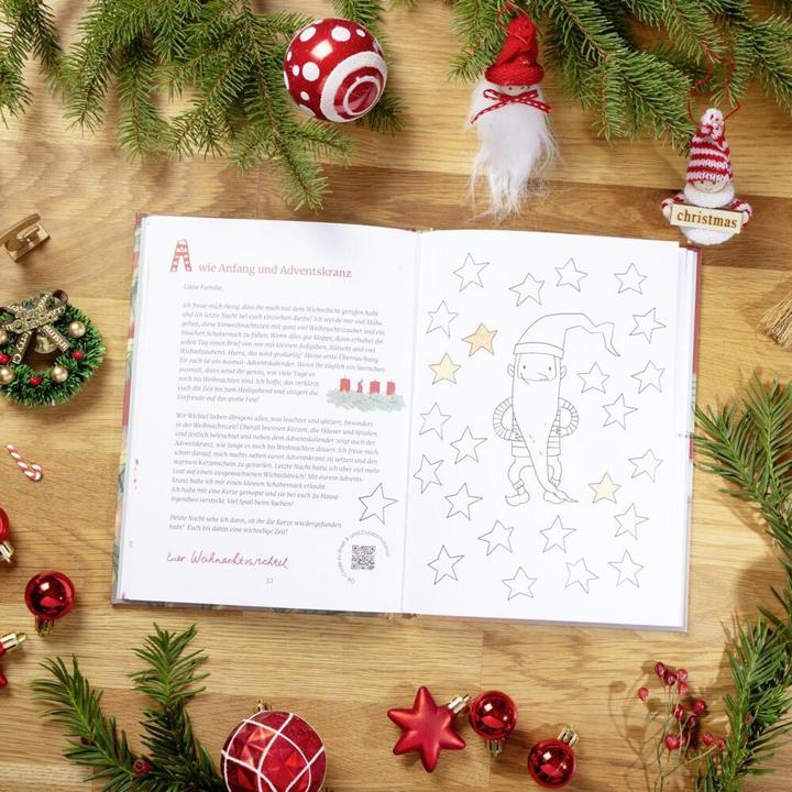 Actual product image Die magische Wichteltür. Ein geheimnisvoller Gast zur Weihnachtszeit (German, Lena Weddeling, 2024)