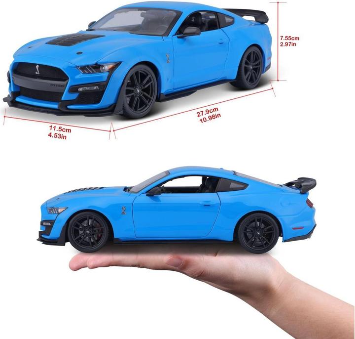 Immagine prodotto Maisto Mustang Shelby GT500 2020 1/18 blu