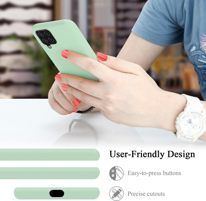 Actual product image Cadorabo TPU Liquid Silicone Case Cover (Samsung Galaxy M22, Samsung Galaxy A22, Samsung Galaxy A32)
