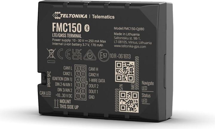Productafbeelding Teltonika Telematics FMC150 4G Cat 1 GNSS/GSM/Bluetooth Tracker