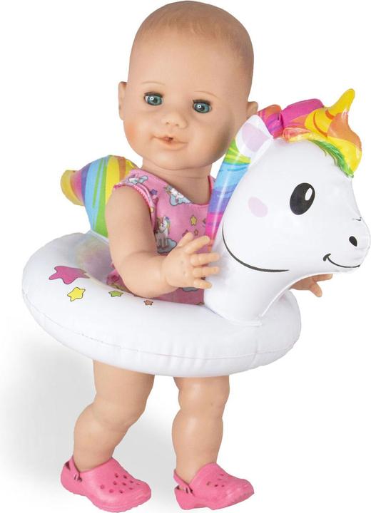 Produktbild Heless Puppen Schwimmset Einhorn