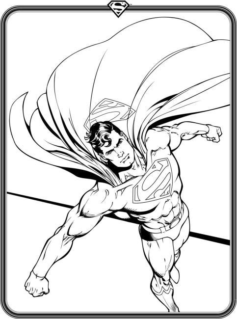 Actual product image DC Superman: Superstarker Malblock