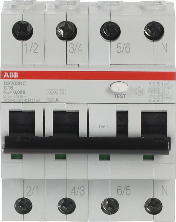 Produktbild ABB DS203NCA-C16/0,03 FI/LS Schalter